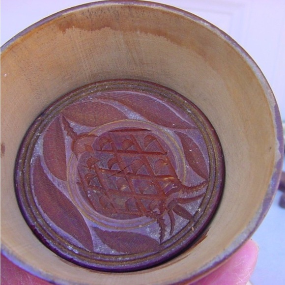 Antique Wooden Pineapple Butter Cookie Press Mold Vintage Primitive Maple - Picture 1 of 9